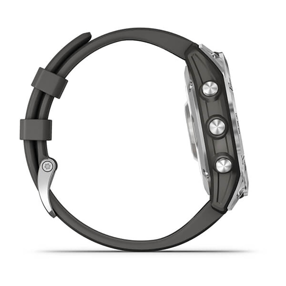 Garmin Fenix 7 Silver Graphite Band Full Display Gps Watch - 010-02540-01