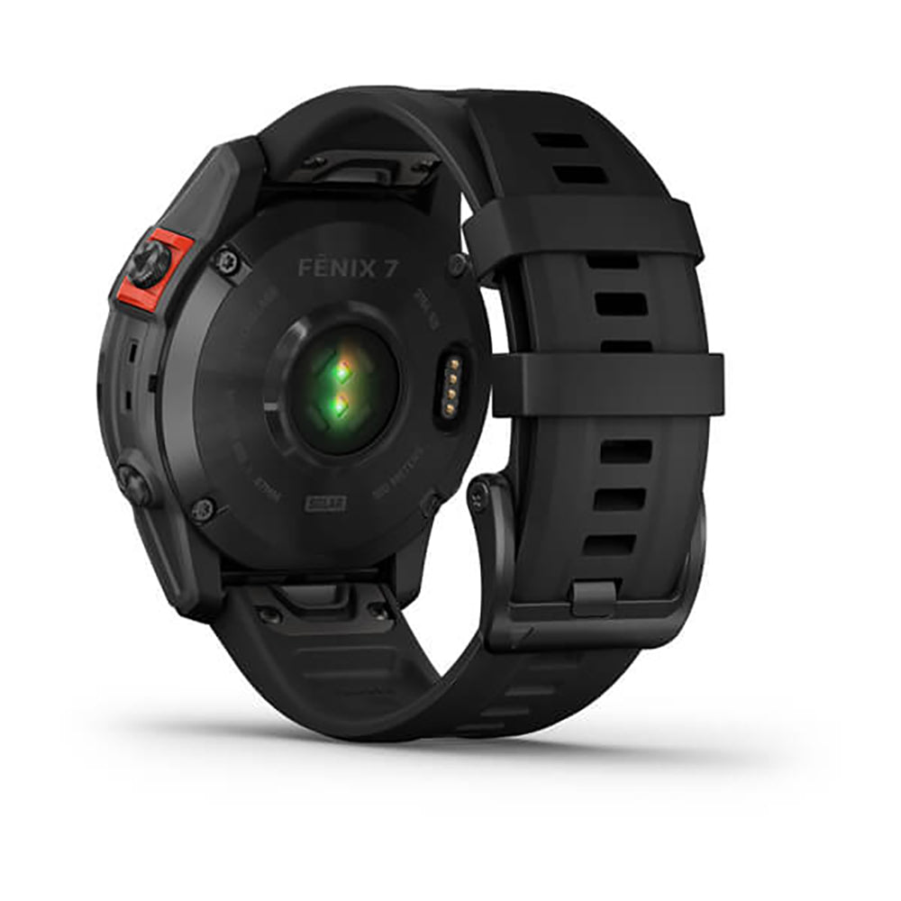 Garmin Fenix 7 Solar Slate Grey With Black Band Full Display Watch - 010-02540-11