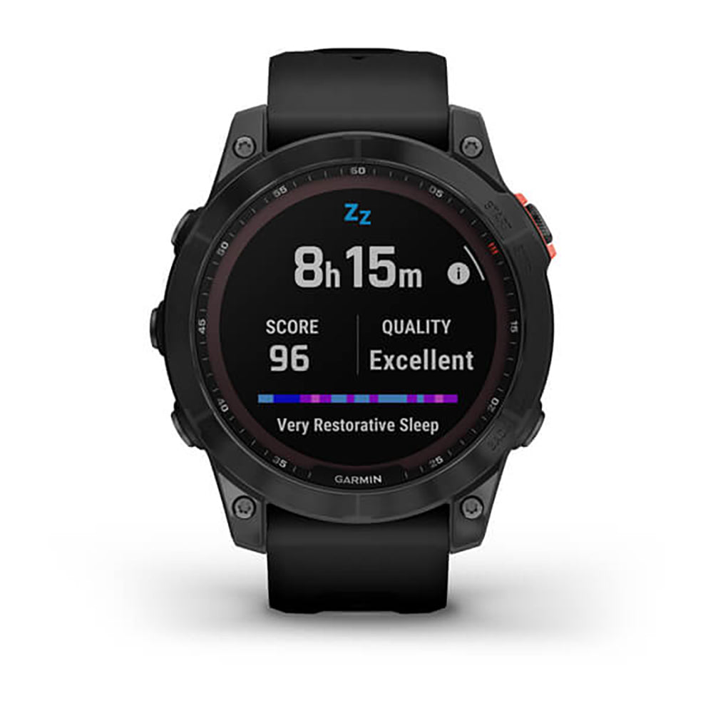 Garmin Fenix 7 Solar Slate Grey With Black Band Full Display Watch - 010-02540-11