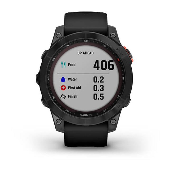 Garmin Fenix 7 Solar Slate Grey With Black Band Full Display Watch - 010-02540-11