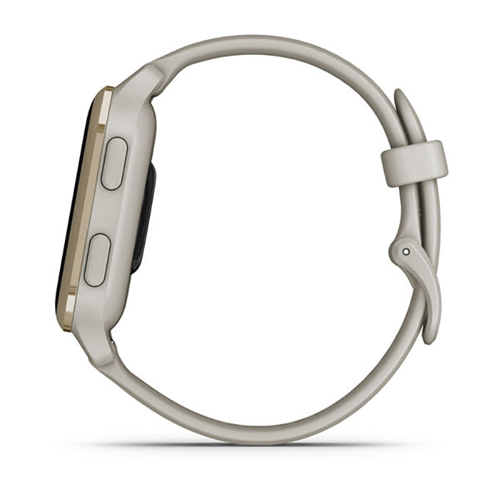 Garmin Venu Sq2 Music Edition Cream Gold Case Full Display Dial Watch - 010-02700-12