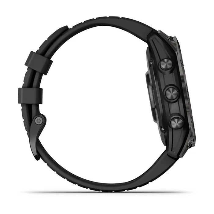 Garmin Fenix 7 Prosapphire Solar Edition Carbon Gray DLC Titanium Black Full Display Watch - 010-02777-11