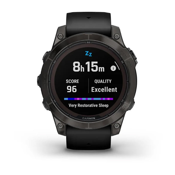 Garmin Fenix 7 Prosapphire Solar Edition Carbon Gray DLC Titanium Black Full Display Watch - 010-02777-11
