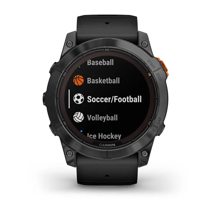 Garmin Fenix 7X Prosolar Edition Slate Gray Black Full Display Watch - 010-02778-01