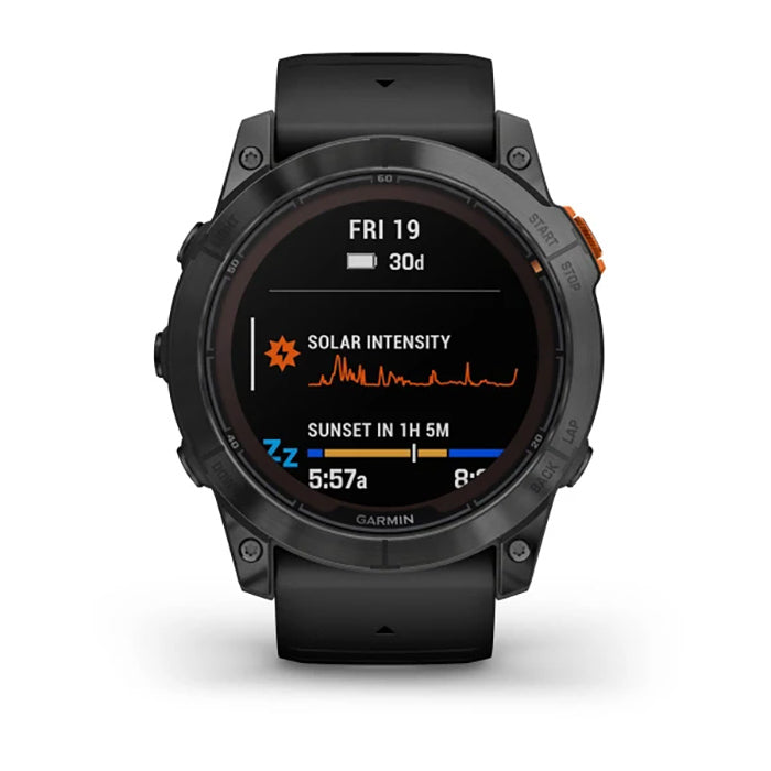 Garmin Fenix 7X Prosolar Edition Slate Gray Black Full Display Watch - 010-02778-01