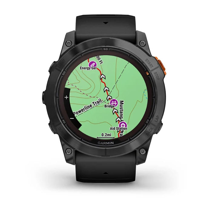 Garmin Fenix 7X Prosolar Edition Slate Gray Black Full Display Watch - 010-02778-01