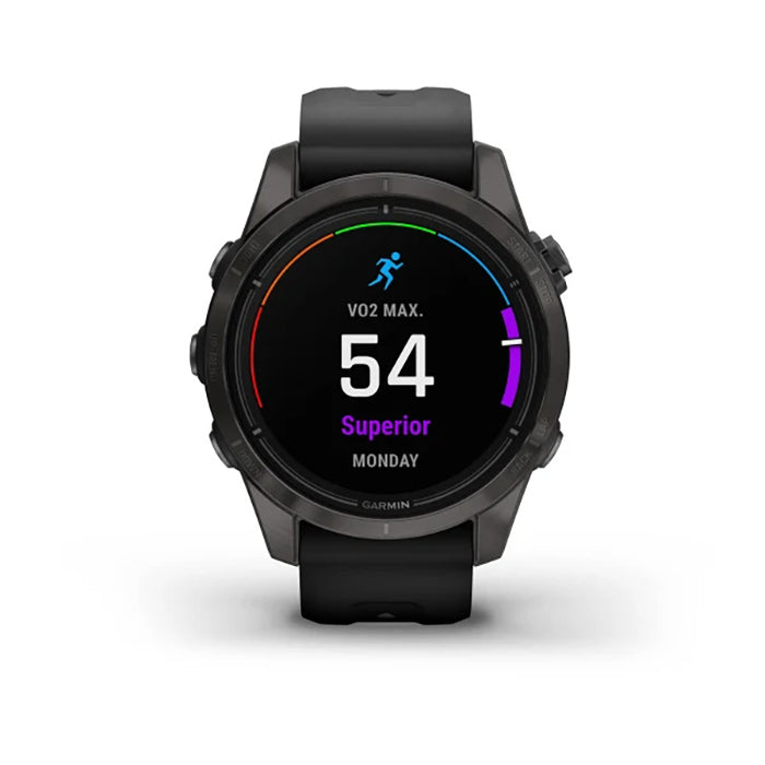 Garmin Epix Gen 2 Sapphire Edition Carbon Grey DLC Titanium With Black Band