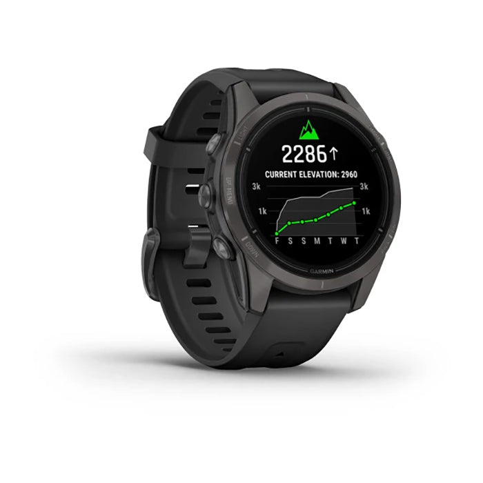 Garmin Epix Gen 2 Sapphire Edition Carbon Grey DLC Titanium With Black Band