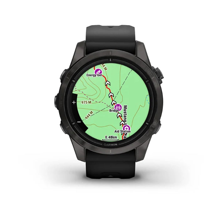 Garmin Epix Gen 2 Sapphire Edition Carbon Grey DLC Titanium With Black Band
