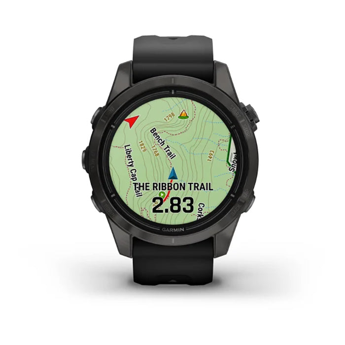 Garmin Epix Gen 2 Sapphire Edition Carbon Grey DLC Titanium With Black Band