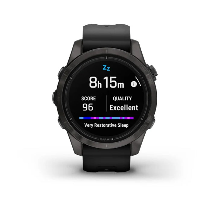 Garmin Epix Gen 2 Sapphire Edition Carbon Grey DLC Titanium With Black Band
