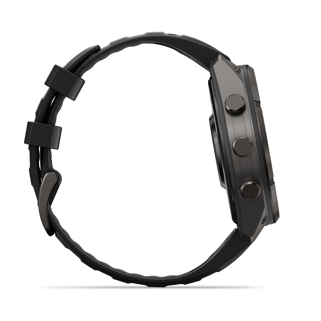 GARMIN FENIX 9 PRO 47MM AMOLED LTE TITANIUM WITH PEBBLE GREY SILICONE BAND