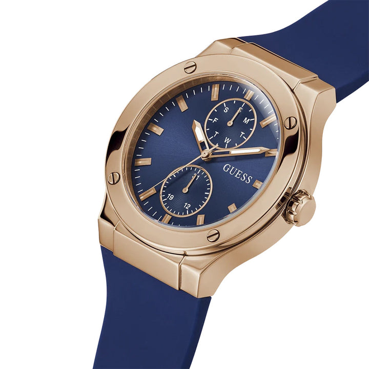 Guess Men's Watch Rose Gold Tone Case Quartz