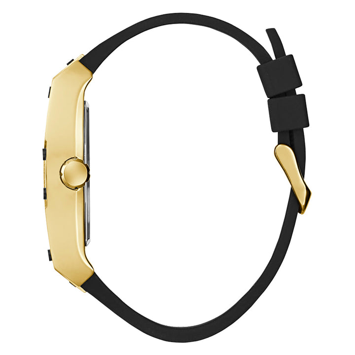 Guess Men's Watch Gold Tone Case Quartz