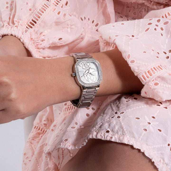 Guess Women's Watch Silver Tone Case Quartz