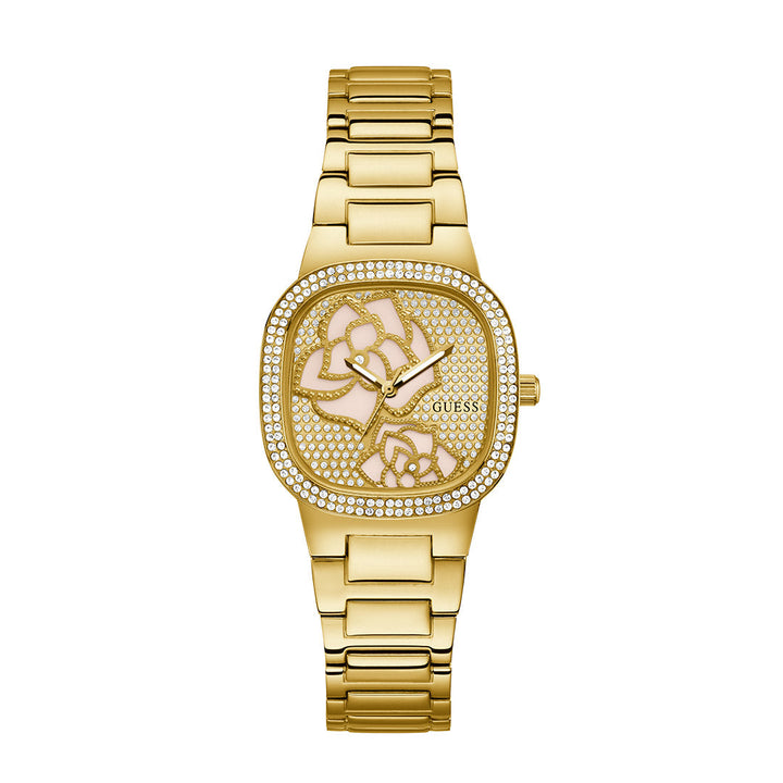 Guess Women's Watch Gold Tone Case Quartz