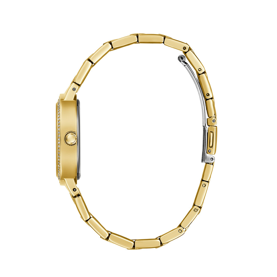 Guess Women's Watch Gold Tone Case Quartz