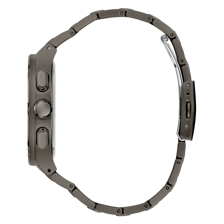 Guess Men's Watch Gunmetal Tone Case Quartz