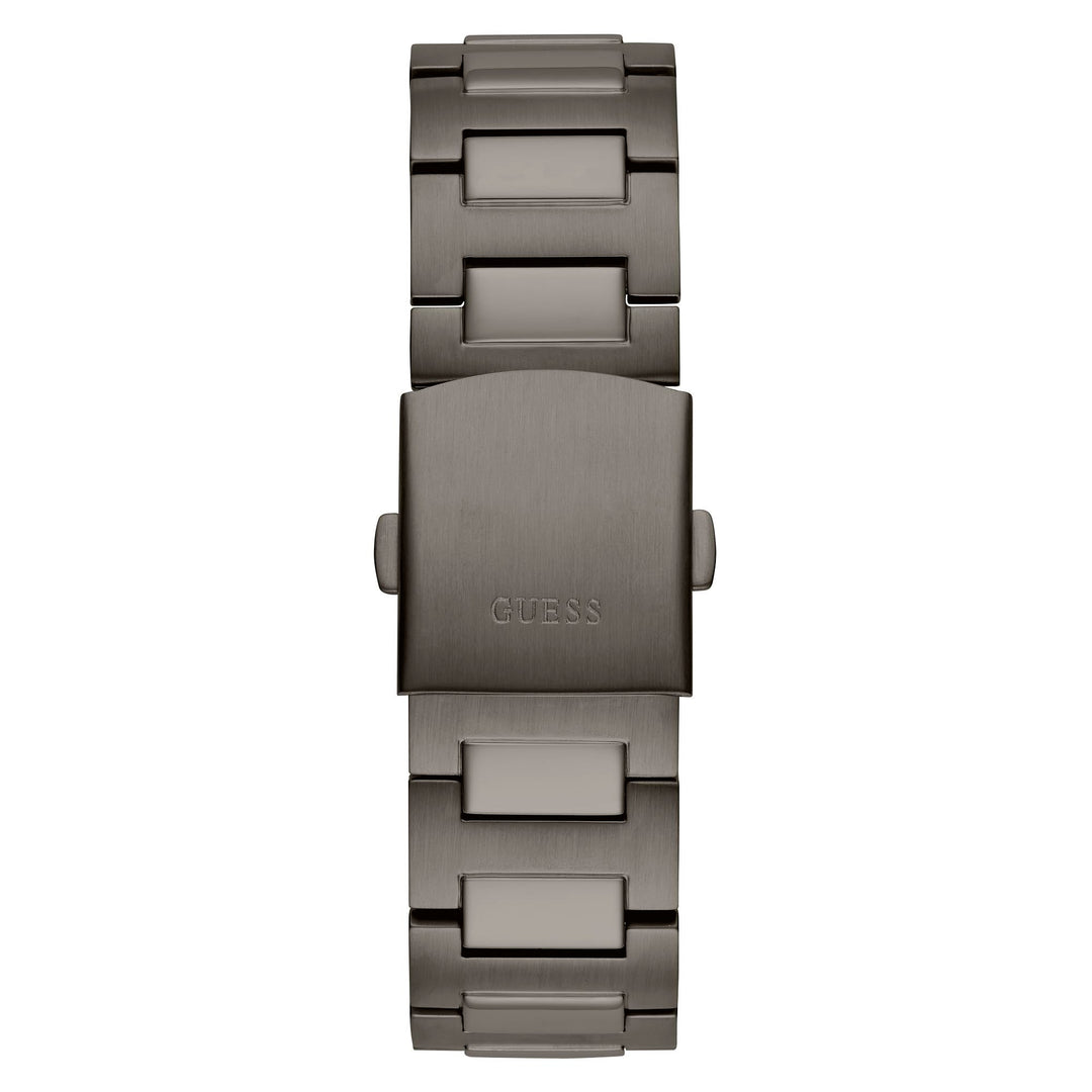 Guess Men's Watch Gunmetal Tone Case Quartz