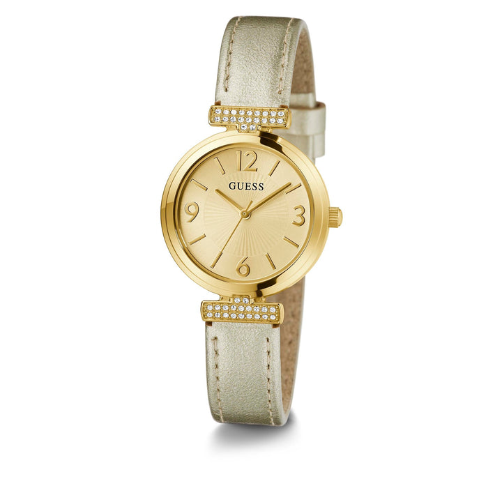 Guess Women's Watch Gold Tone Case Quartz