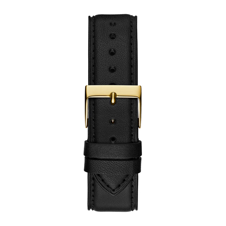 Guess Men's Watch Black Dial Gold Tone Case Quartz