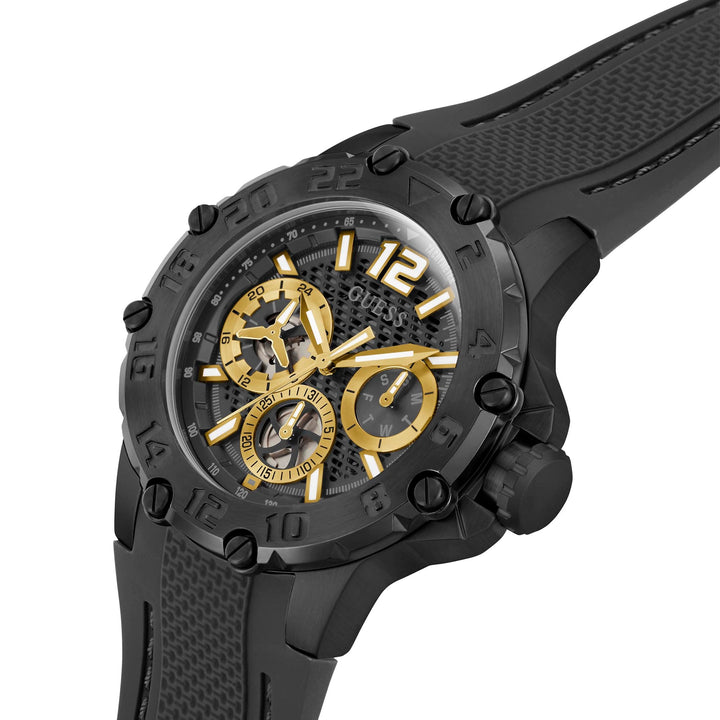 Guess Men's Watch Black Tone Case Quartz