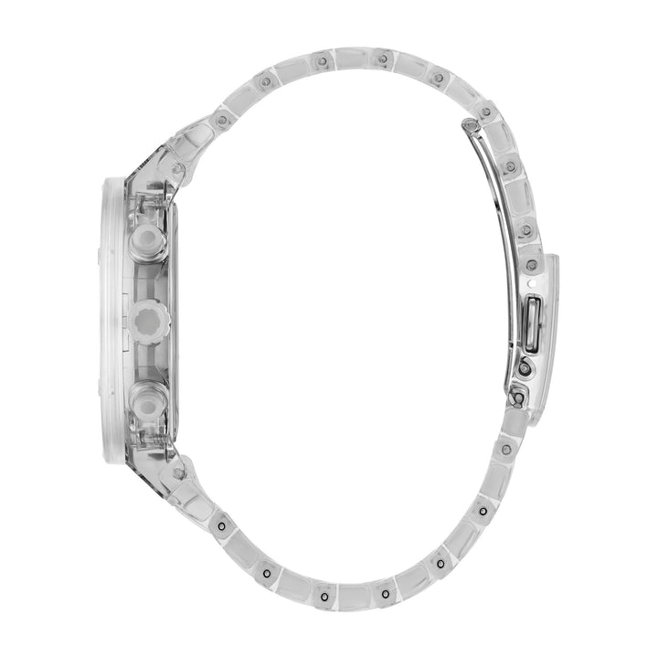 Guess Women's Watch Clear Tone Case Quartz