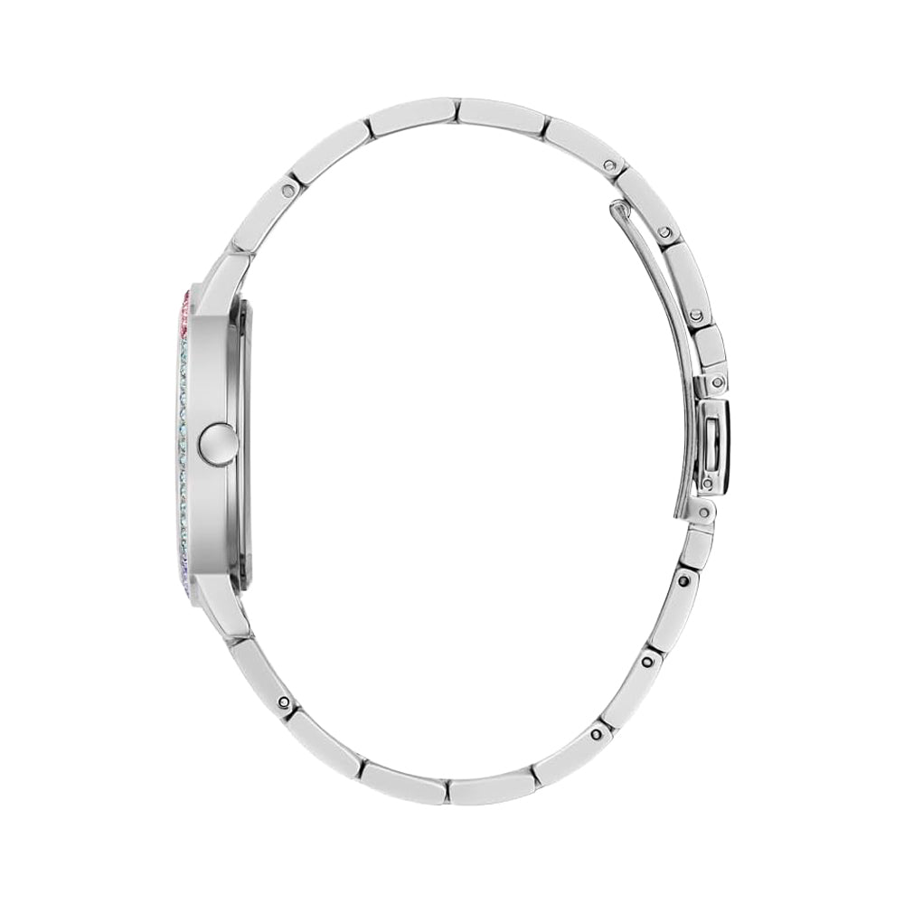 Guess Women's Watch Silver Tone Case Quartz