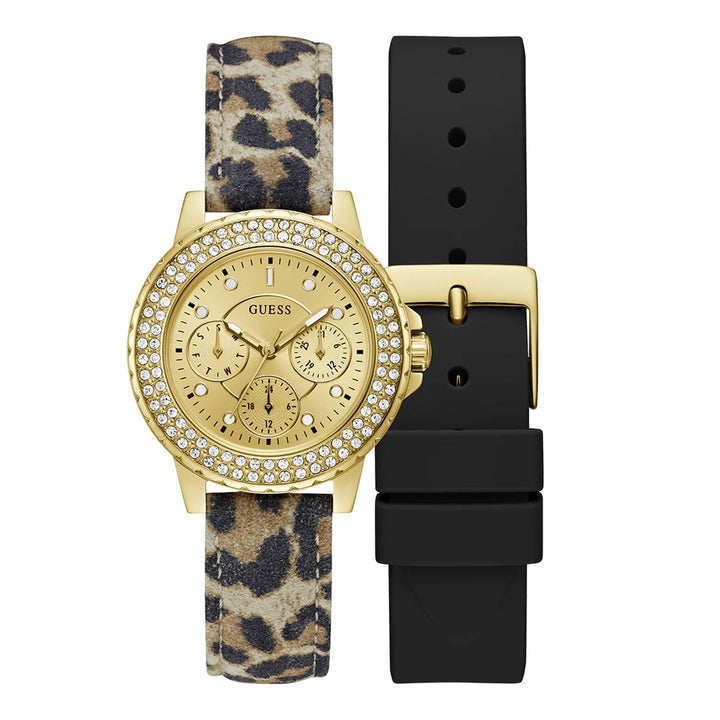Guess Women's Watch Gold Tone Case Quartz