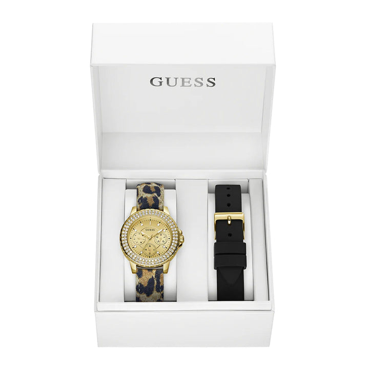 Guess Women's Watch Gold Tone Case Quartz