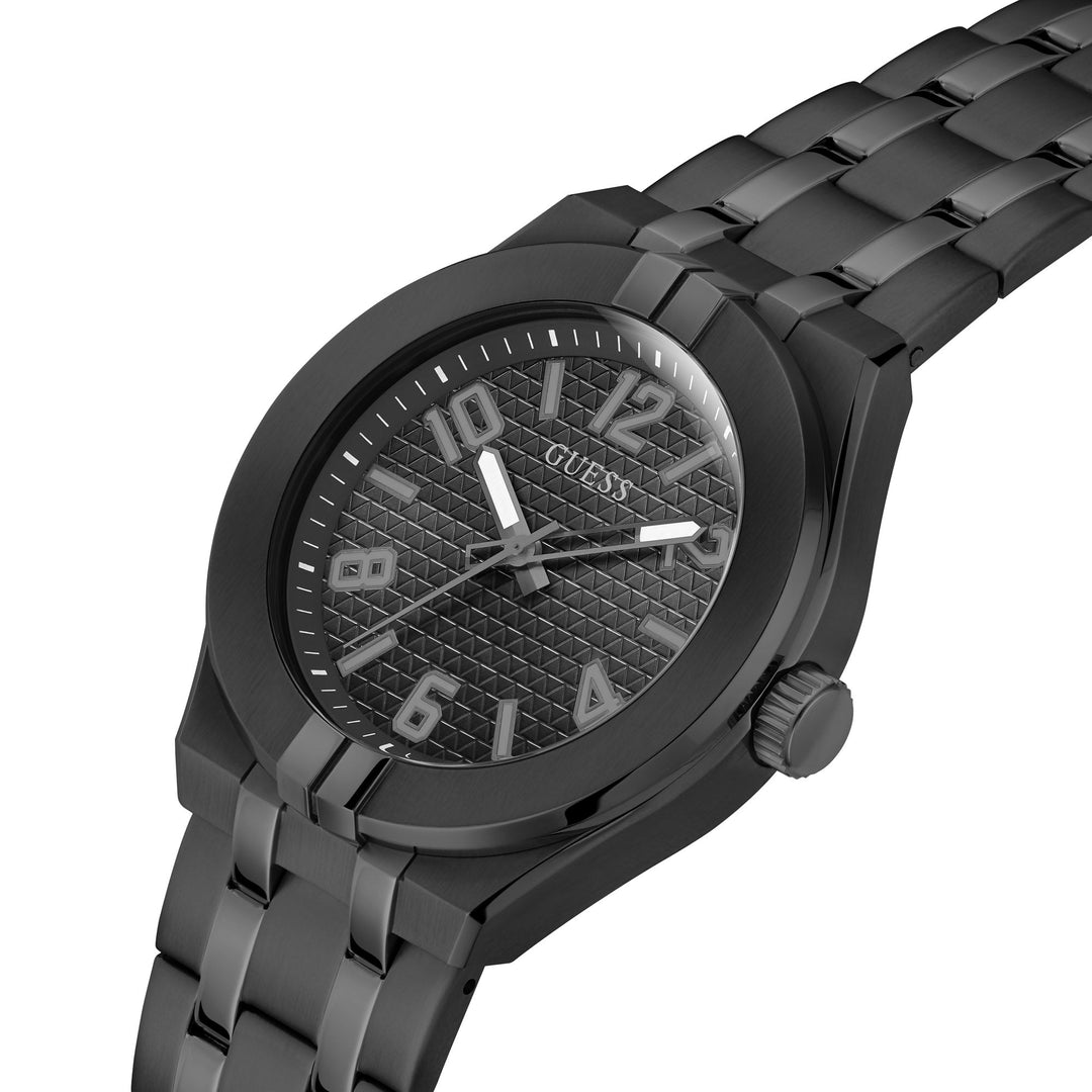 Guess Men's Watch Black Dial Black Tone Case Quartz