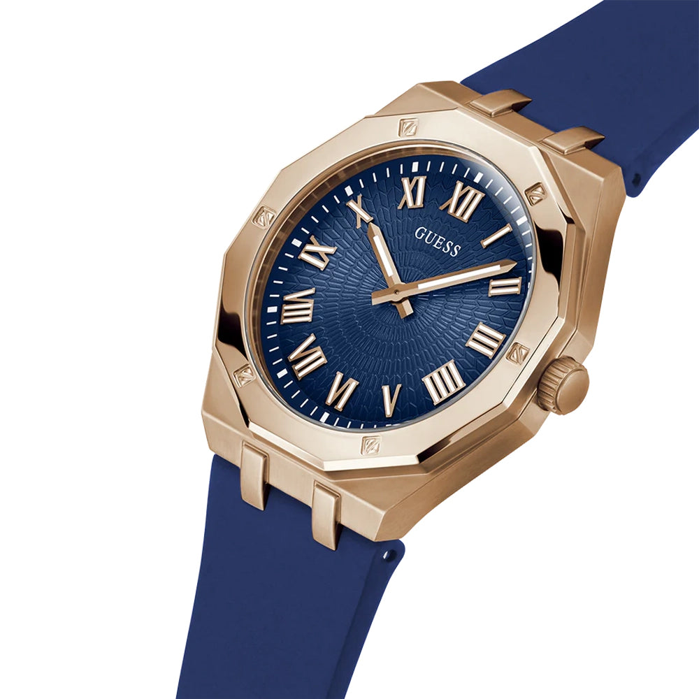 Guess Men's Watch Rose Gold Tone Case Quartz
