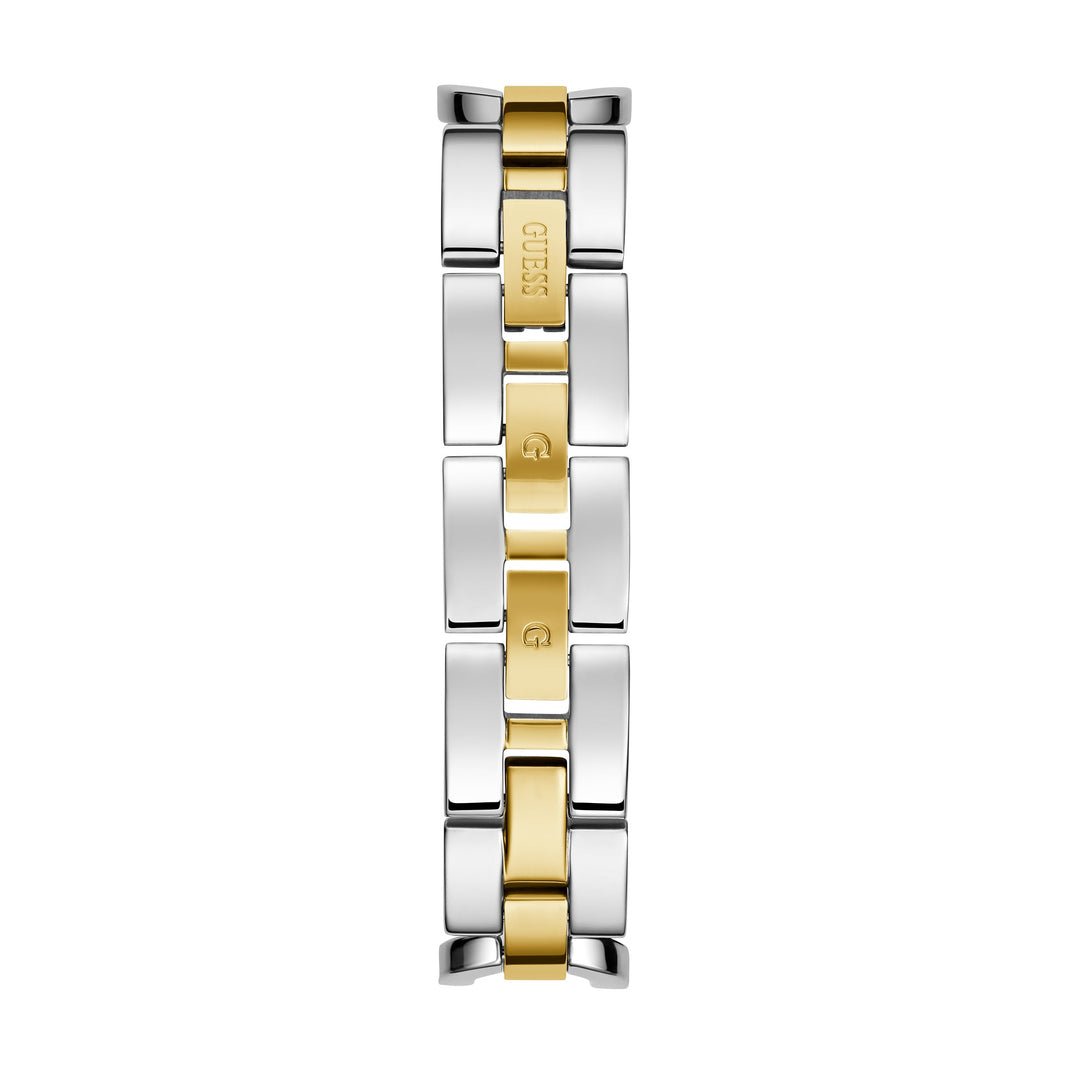 Guess Women's Watch Gold Tone Case Silver Dial Quartz