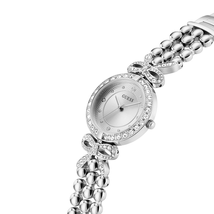 Guess Women's Watch Silver Tone Case & Dial Quartz