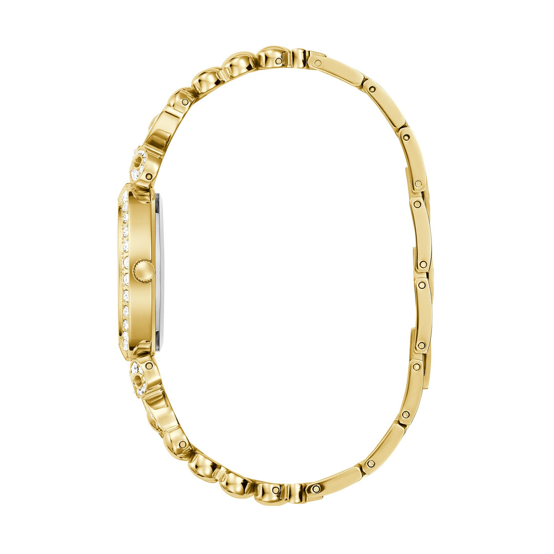 Guess Women's Watch Gold Tone Case Champagne Dial Quartz