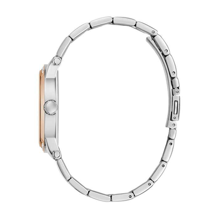 Guess Women's Watch 2-Tone Case White Dial Quartz