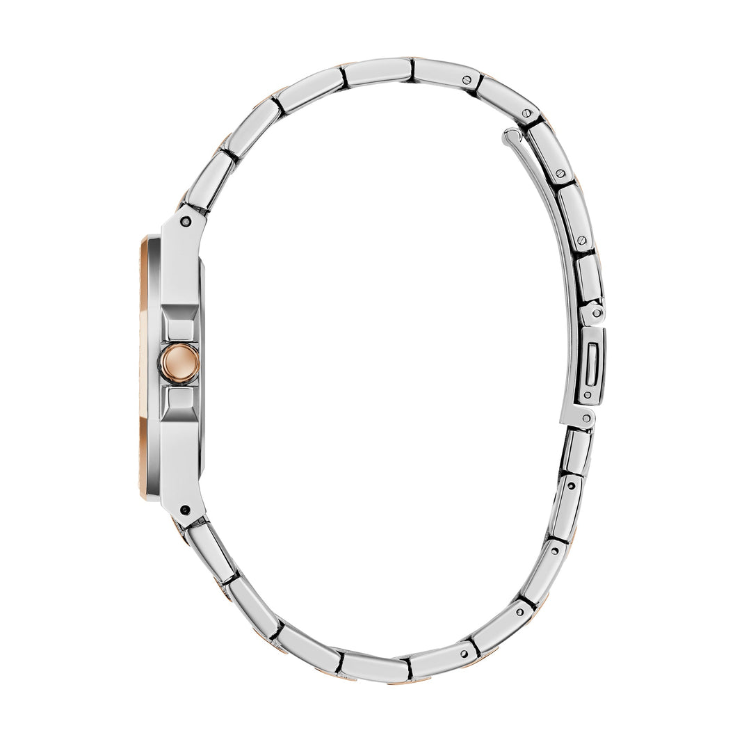 Guess Women's Watch 2-Tone Case White Dial Quartz