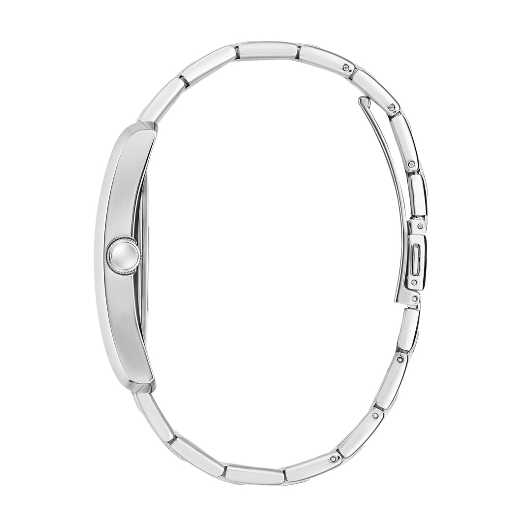 Guess Men's Watch Silver Tone Case Black Dial Quartz