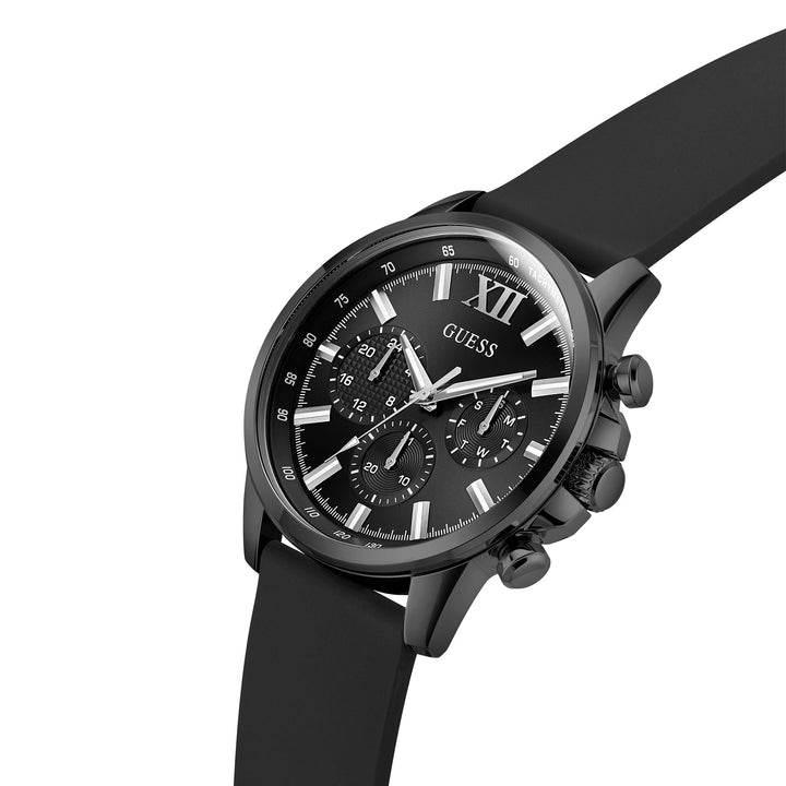 Guess Men's Watch Black Tone Case Black Dial Quartz