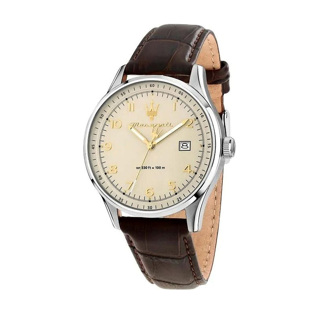 Maserati Sorpasso 42 mm Quartz Ivory Dial Men&