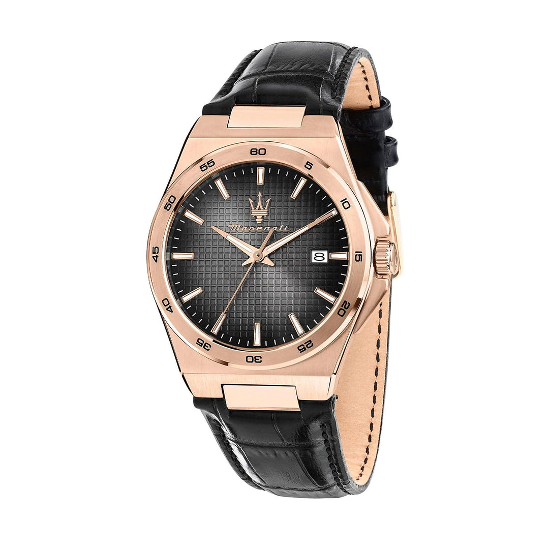 Maserati Velocita Slim 40 mm Quartz Black Dial Men&