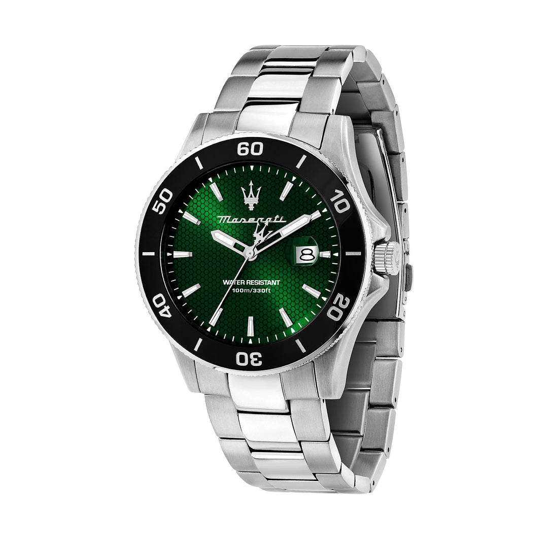 Maserati Competizione 43 mm Quartz Green Dial Men&
