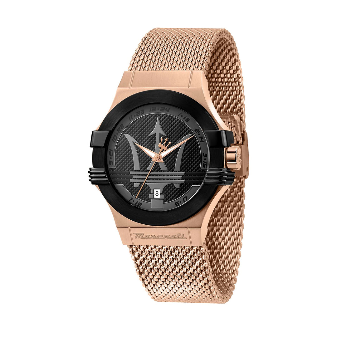 Maserati Potenza Rose Gold Mesh Bracelet Unisex Watch R8853108009