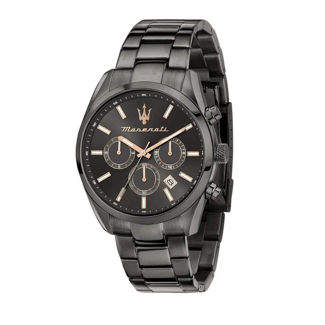 Maserati Attrazione Black Dial Black Men&