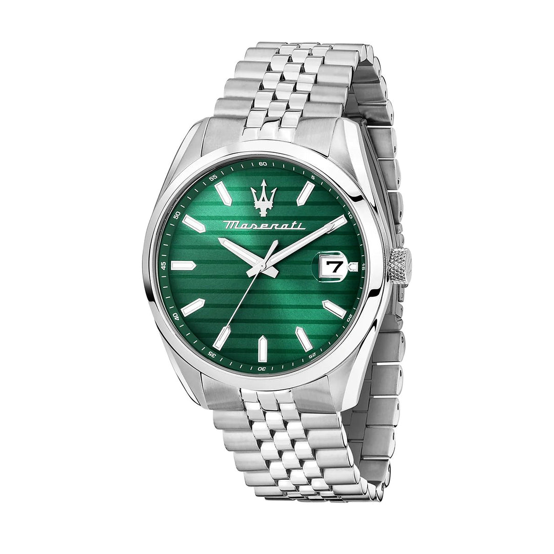 Maserati Attrazione 43 mm Quartz Green Dial Men&