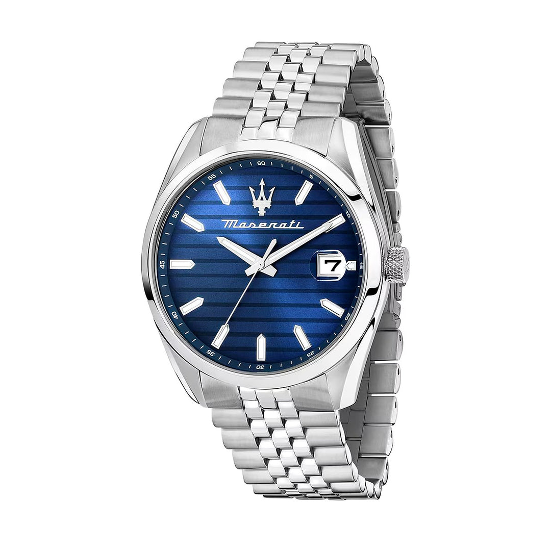 Maserati Attrazione 43 mm Quartz Blue Dial Men&