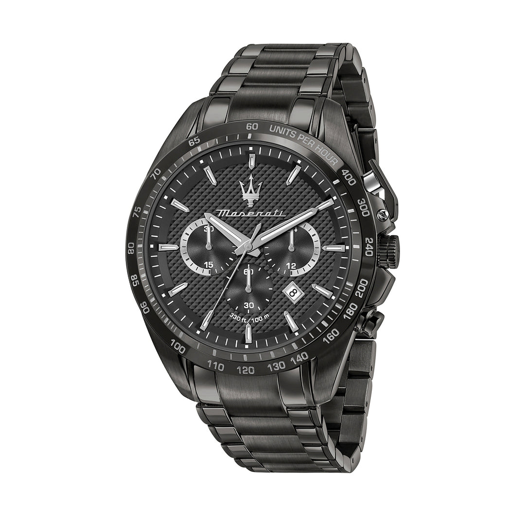 Maserati Traguardo Limited Edition Chronograph Black Dial Black Men&
