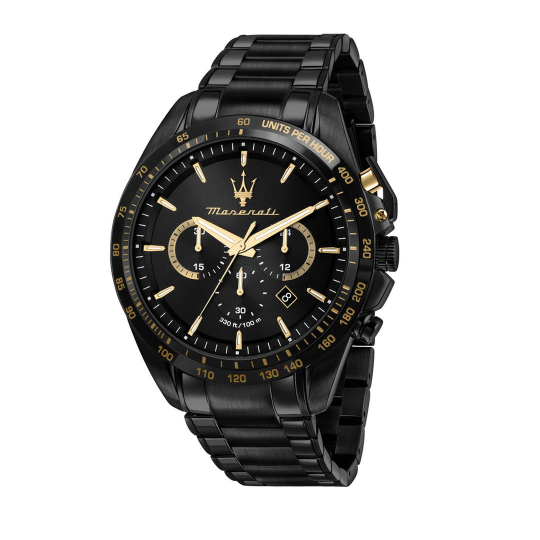 Maserati Traguardo Limited Edition Chronograph Black Dial Black Men&