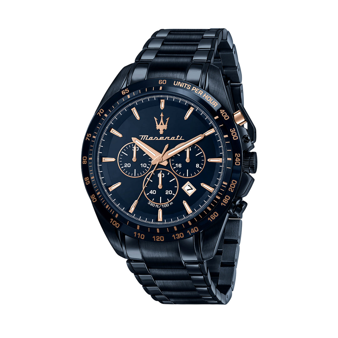 Maserati Traguardo Chronograph Blue Dial Blue Men&