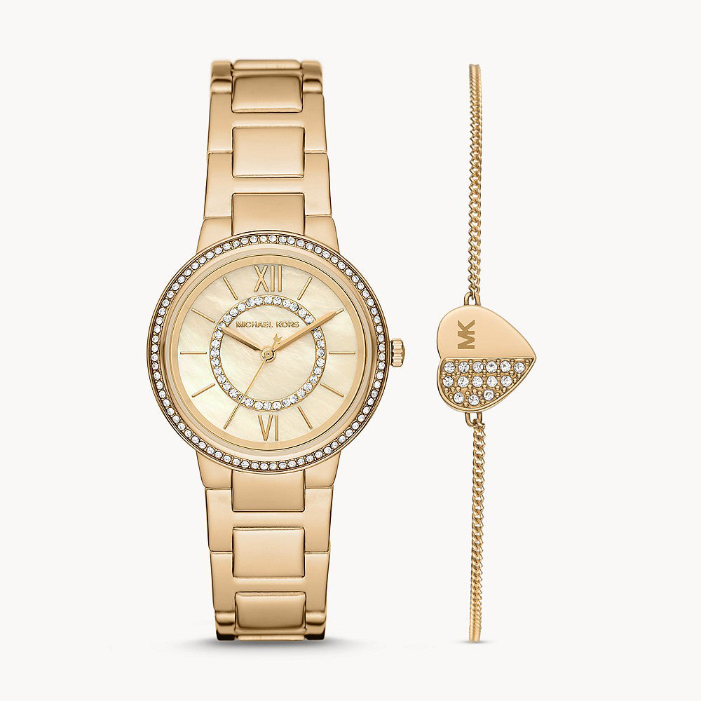 Michael Kors Gabbi Gold Stainless Steel Women&